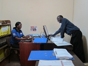 Mutinta and Jacob at accounts
