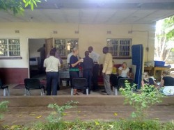 waffle 2 Response Network and Community Based Rehabilitation(CBR) staff join in.