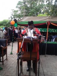 kr Mr Maambo giving his speech